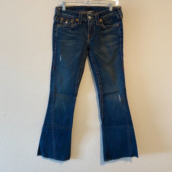TRUE RELIGION JOEY BOOTCUT MID RISE JEANS - Picture 1 of 9